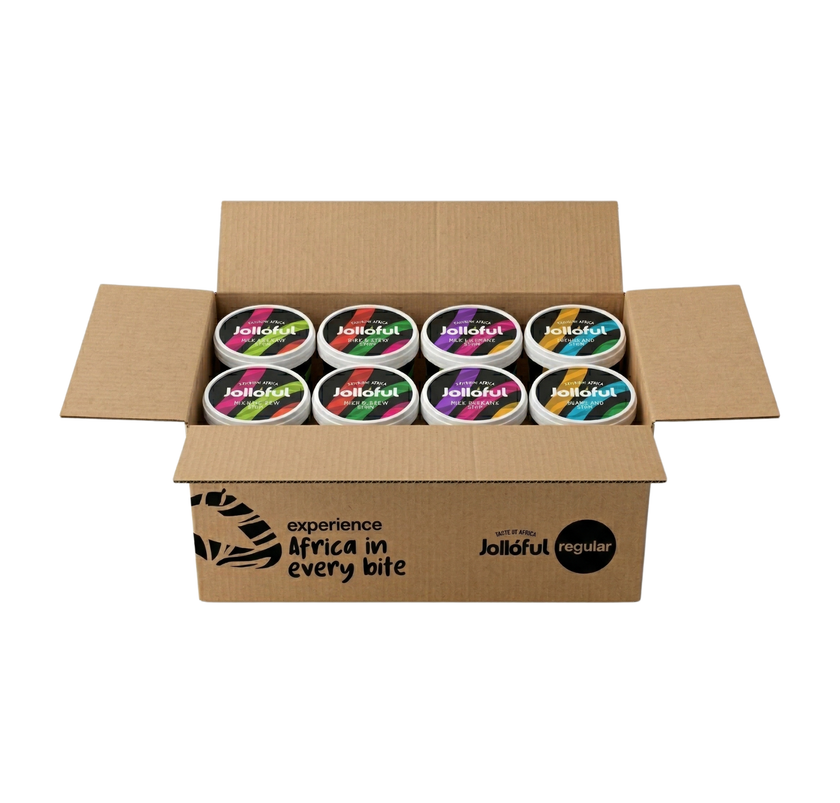 Jolloful African food variety pack 8 meals